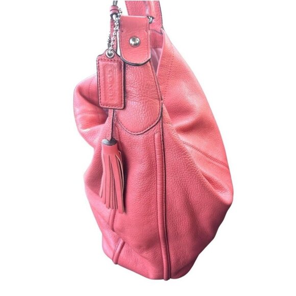 Coach Avery Pebbled Leather Large Hobo Bag (Sienna) - Picture 4 of 8